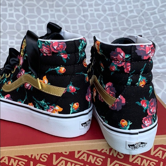 VANS SK8-Hi PLATFORM 2 Oversized Lace Floral/Tr M - Picture 8 of 16